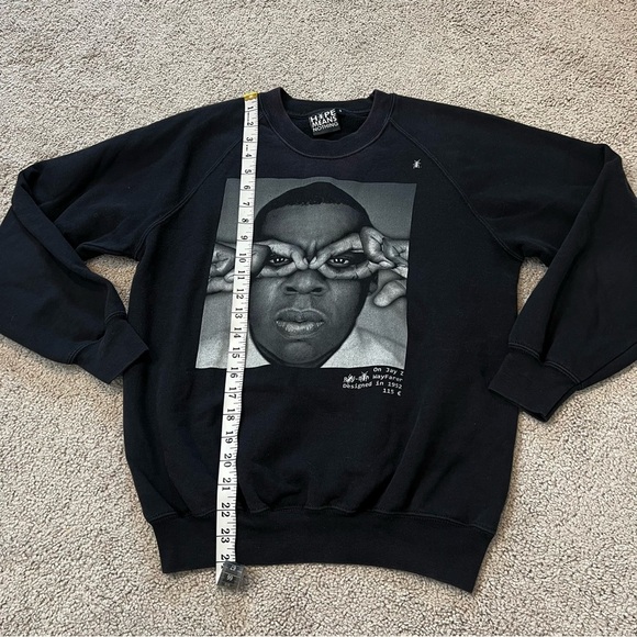 “Hype Means Nothing" Jay-S Lightweight Cotton Sweatshirt. Size Small. - Picture 11 of 12